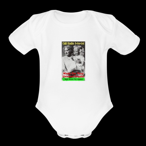 CRAGG: Music For Unusual People - Organic Short Sleeve Baby Bodysuit