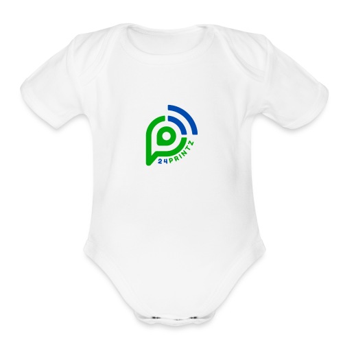 24printz - Organic Short Sleeve Baby Bodysuit