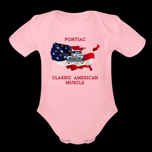 PONTIAC MUSCLE - Organic Short Sleeve Baby Bodysuit