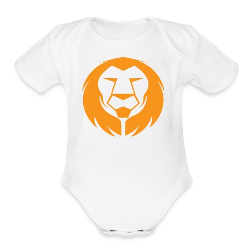 RBRT Lion - Organic Short Sleeve Baby Bodysuit