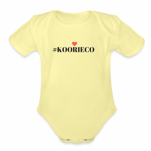 KOORIE CO - Organic Short Sleeve Baby Bodysuit