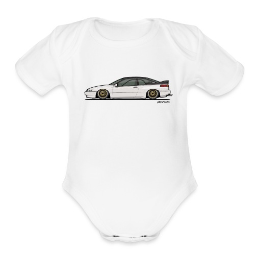 Slammed Subaru SVX Pearl - Organic Short Sleeve Baby Bodysuit