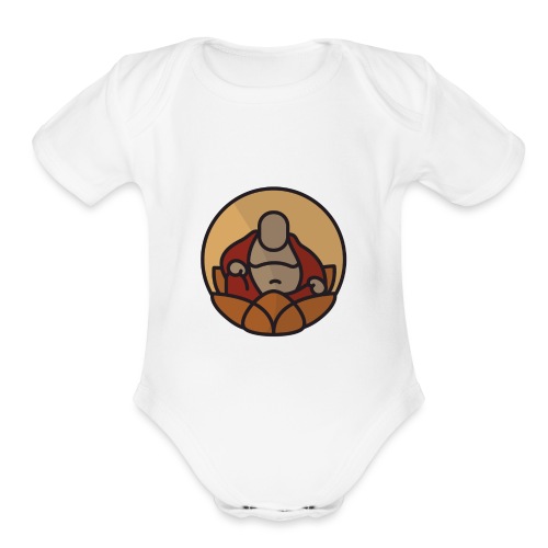AMERICAN BUDDHA CO. COLOR - Organic Short Sleeve Baby Bodysuit