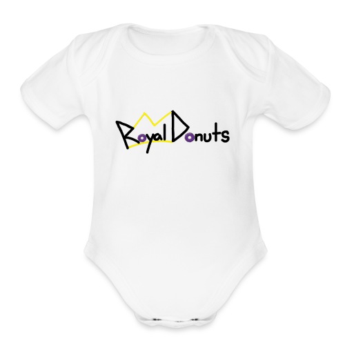 LogoooRDb copy - Organic Short Sleeve Baby Bodysuit