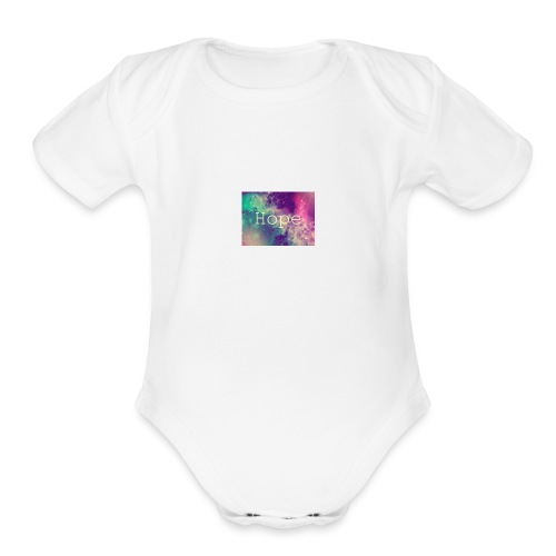 hope - Organic Short Sleeve Baby Bodysuit