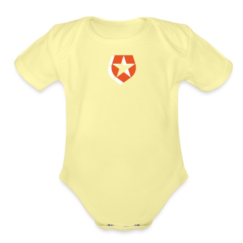 Badge - Organic Short Sleeve Baby Bodysuit