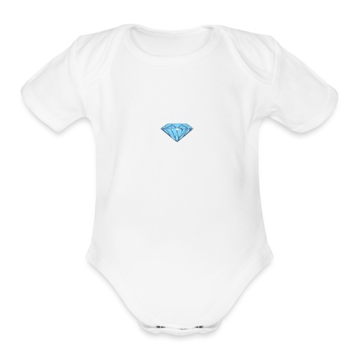 Diamond - Organic Short Sleeve Baby Bodysuit