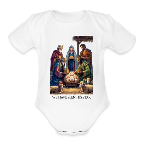 Three Wise Men T-Shirt - Organic Short Sleeve Baby Bodysuit