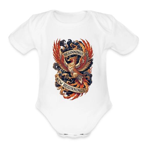 Phoenix New Year T-Shirt - Organic Short Sleeve Baby Bodysuit