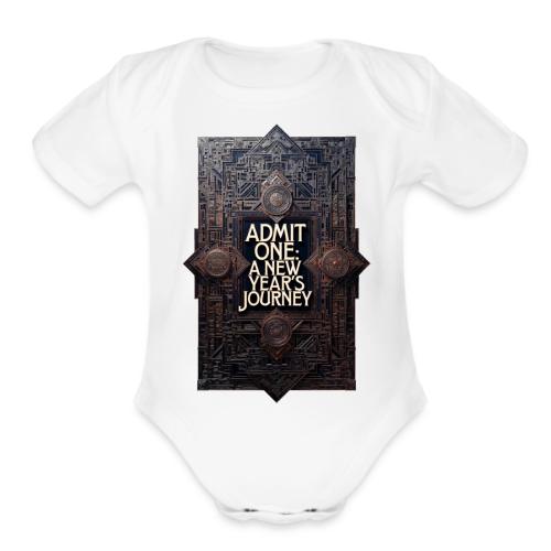 Art Deco VIP Pass T-Shirt - Organic Short Sleeve Baby Bodysuit