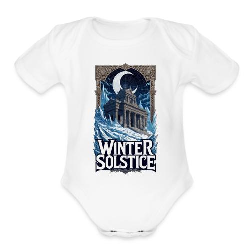 Winter Solstice Temple T-Shirt - Organic Short Sleeve Baby Bodysuit