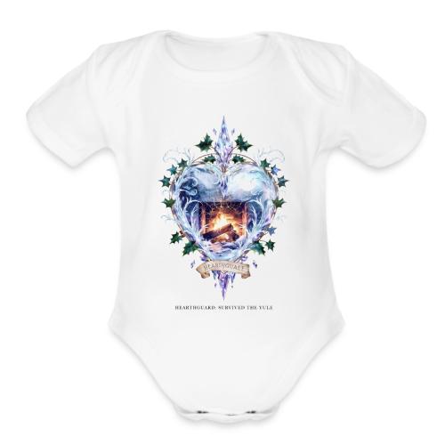 Imbolc Candle Veil T-Shirt | Veiled Rebirth - Organic Short Sleeve Baby Bodysuit