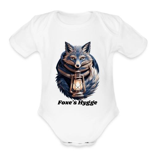 Hygge Ember Fox T-Shirt - Organic Short Sleeve Baby Bodysuit