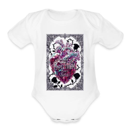 Love is a Spectrum (Mine's Solo) T-Shirt - Organic Short Sleeve Baby Bodysuit