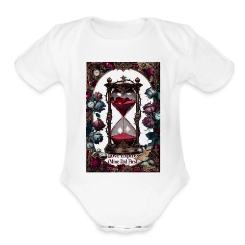 Love Expires (Mine Did First) T-Shirt - Organic Short Sleeve Baby Bodysuit
