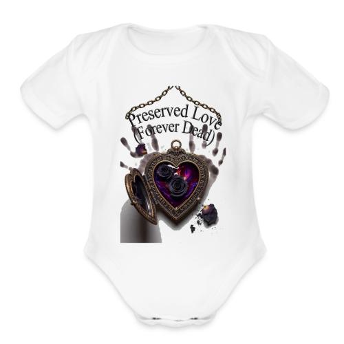 Preserved Love (Forever Dead) T-Shirt - Organic Short Sleeve Baby Bodysuit