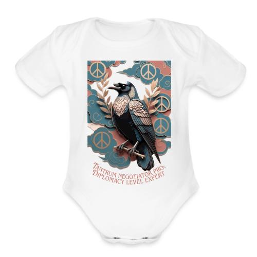 Raven Tantrum Mediator T Shirt - Organic Short Sleeve Baby Bodysuit