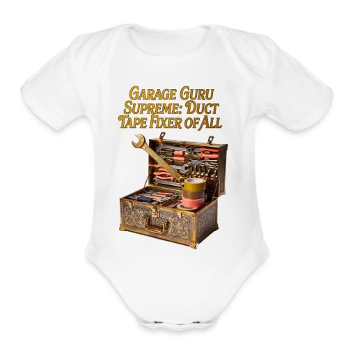Garage Guru T Shirt - Organic Short Sleeve Baby Bodysuit