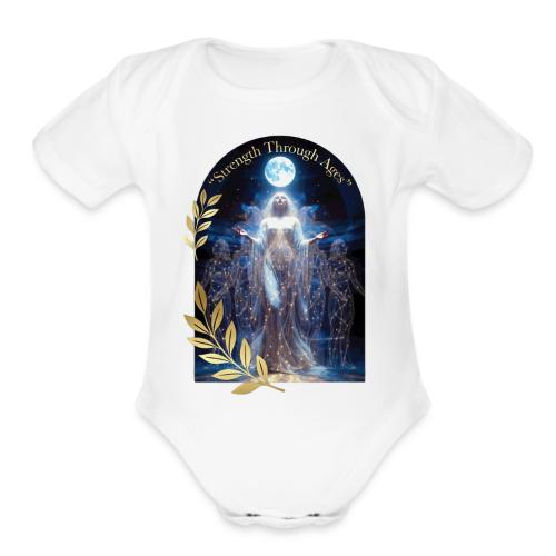 Women's Day Legacy T Shirt, Empowerment Gift 2026 - Organic Short Sleeve Baby Bodysuit