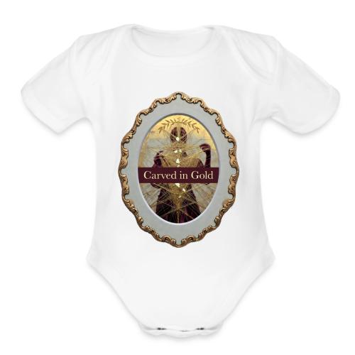 Women's Day Legacy T Shirt, Heritage Gift 2026 - Organic Short Sleeve Baby Bodysuit