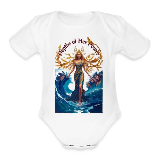 Women’s Day Tidal Sovereign T Shirt, Gift for Wife - Organic Short Sleeve Baby Bodysuit