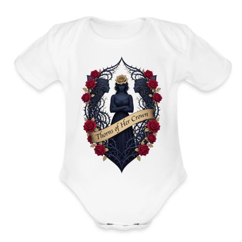 Women’s Day Thorn Crown T Shirt, Gift for Sister - Organic Short Sleeve Baby Bodysuit