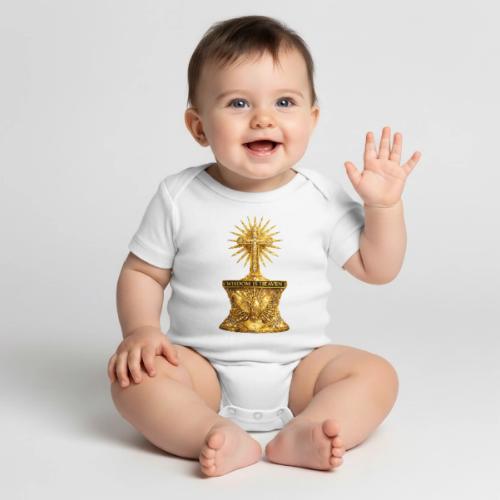 Wisdom is Heaven - Organic Short Sleeve Baby Bodysuit