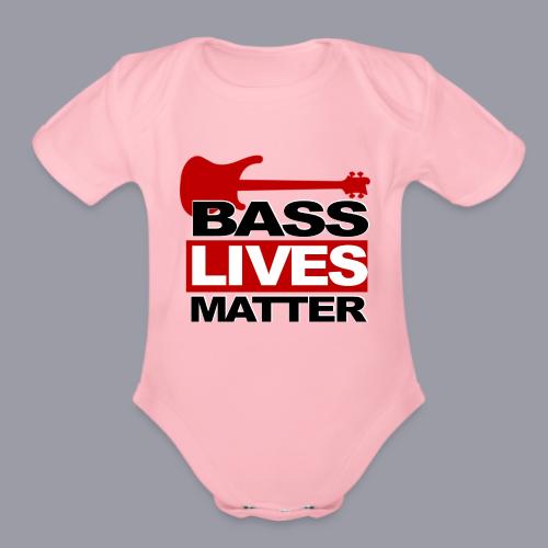 BASS LIVES MATTER - Organic Short Sleeve Baby Bodysuit