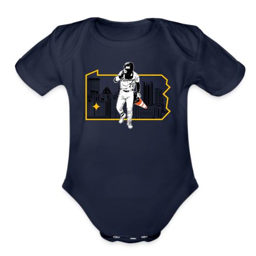 Fear The Cone III (Light) - Organic Short Sleeve Baby Bodysuit
