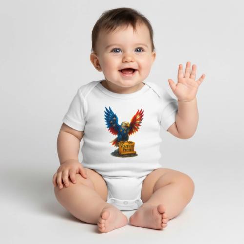 Veterans Press - Organic Short Sleeve Baby Bodysuit
