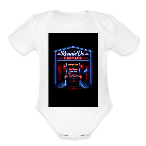 Carcadelogo3 - Organic Short Sleeve Baby Bodysuit