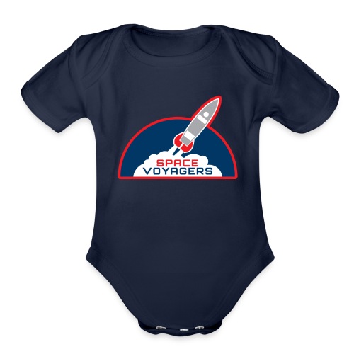 Space Voyagers - Organic Short Sleeve Baby Bodysuit