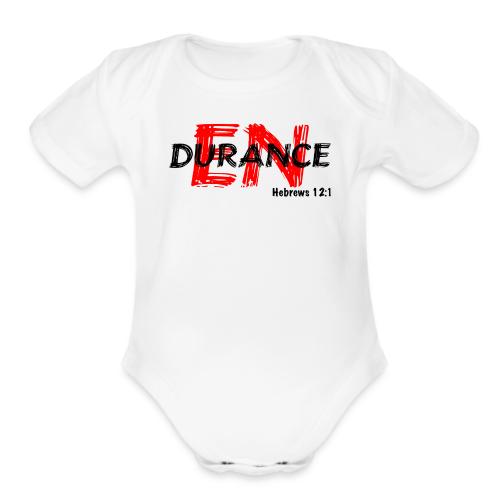 Run with Endurance - Organic Short Sleeve Baby Bodysuit