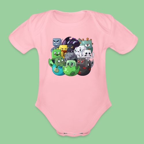 Complete Mob Family Set - Organic Short Sleeve Baby Bodysuit