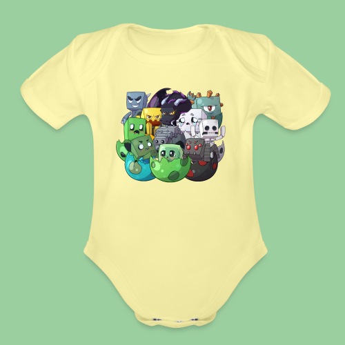 Complete Mob Family Set - Organic Short Sleeve Baby Bodysuit