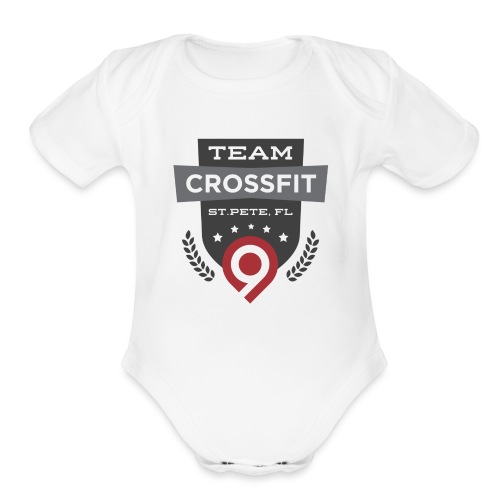 Team CrossFit9 - Organic Short Sleeve Baby Bodysuit