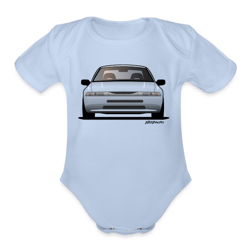Subaru Alcyone SVX Modern JDM Icon Sticker - Organic Short Sleeve Baby Bodysuit