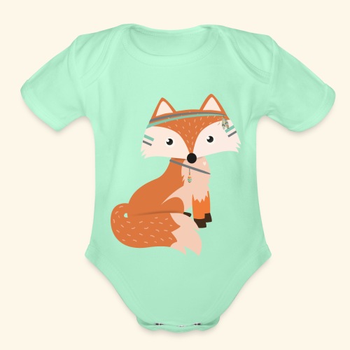 Felix Fox - Organic Short Sleeve Baby Bodysuit