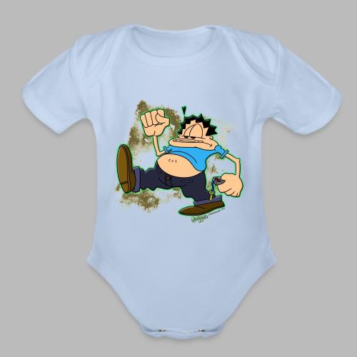 Ongher's UFO Ongher March - Organic Short Sleeve Baby Bodysuit