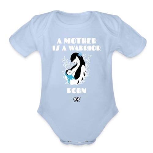 Warrior Mother - Organic Short Sleeve Baby Bodysuit