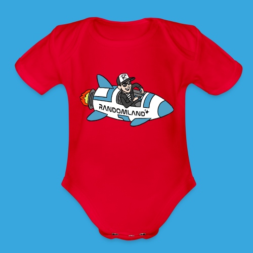 Randomland Rocket - Organic Short Sleeve Baby Bodysuit