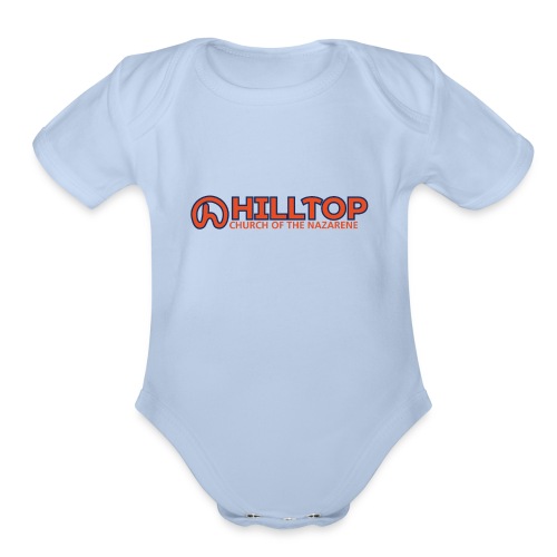 Hilltop - Text - Organic Short Sleeve Baby Bodysuit