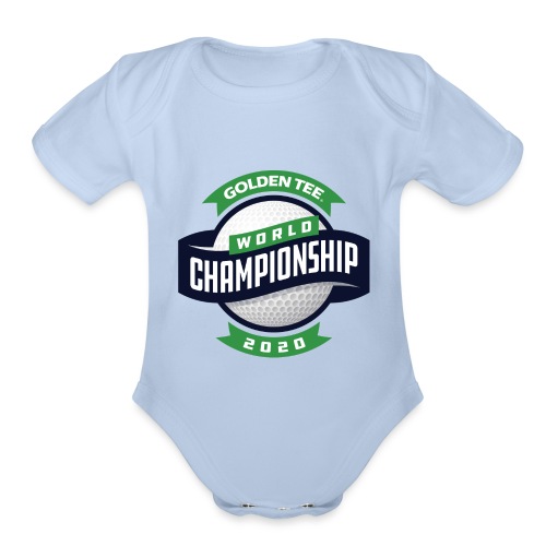 2020 Golden Tee World Championship - Organic Short Sleeve Baby Bodysuit