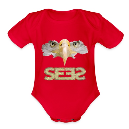 The seer. - Organic Short Sleeve Baby Bodysuit