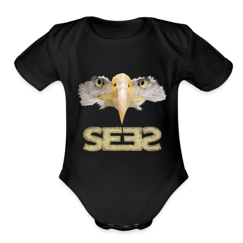 The seer. - Organic Short Sleeve Baby Bodysuit