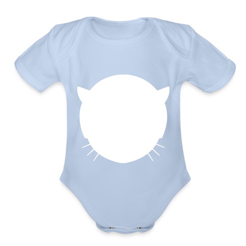 Musetta Minimal White collection - Organic Short Sleeve Baby Bodysuit