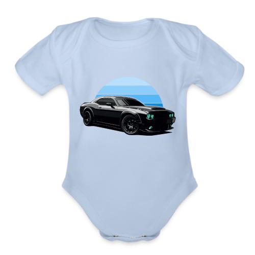 Demon - Organic Short Sleeve Baby Bodysuit