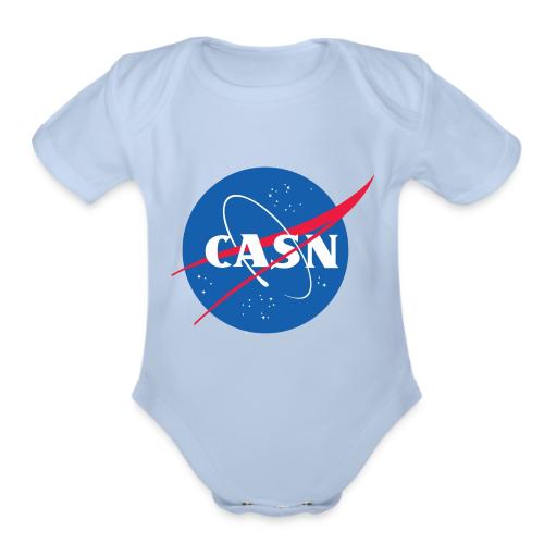 CASN - NASA inspired - Organic Short Sleeve Baby Bodysuit