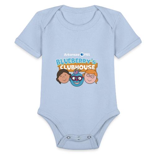 Blueberry, Sophie & Max - Organic Short Sleeve Baby Bodysuit