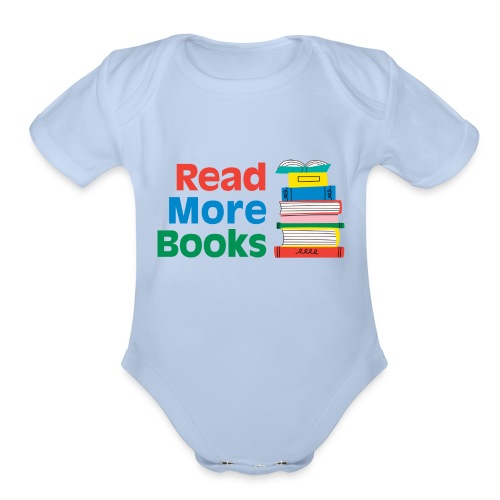 Read More Books - Organic Short Sleeve Baby Bodysuit